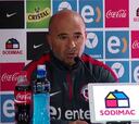 Sampaoli aclara: "Medel y Vidal están en buenas condiciones"