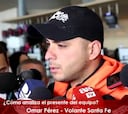 Omar Pérez: "No estoy al cien por ciento como quisiera"