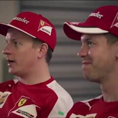 Esteban Gutiérrez enseñan a sus compañeros a decir 'güey'