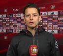 El deseo de buena vibra de Chicharito a 'Checo' Pérez