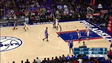 Los Jazz destrozan a los Sixers