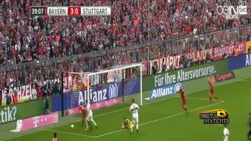 El gol que pudo ser de Vidal en nuevo triunfo del Bayern