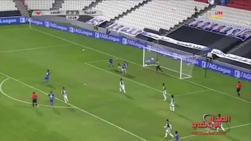 Luis Jiménez anotó golazo de volea en triunfo de Al Nasr
