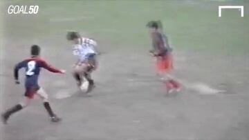 El golazo de Messi con 12 años que aún no se había visto