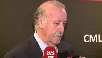 A Del Bosque no le gustó la pregunta del peto de Costa