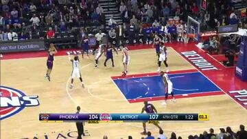 Los Pistons y Jackson remontan 16 y ganan en la prórroga