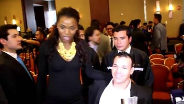 Conmovedor gesto de Caterine Ibargüen con Alexis Viera