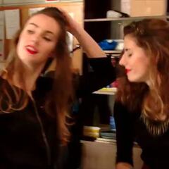 La felicitación más especial de las chicas de gimnasia rítmica