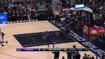 Incluso sin Duncan los Spurs aplastan a los Suns