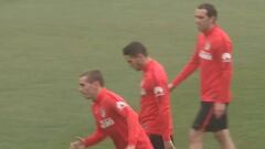 La 'entradita' de Griezmann al hijo pequeño de Simeone