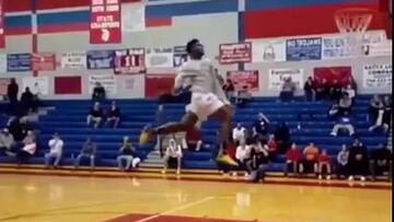 ¡Brutal clavada en slow motion! Está listo para la NBA