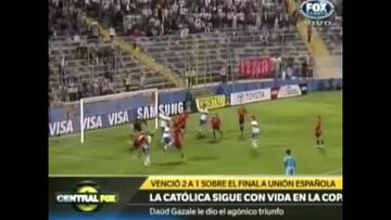 Gazale: "Es muy difícil estar
tres años sin anotar un gol"