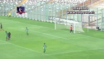 Vilches brilló en amistoso de Colo Colo ante Trasandino