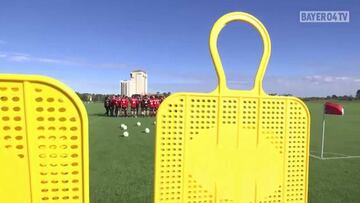 Así se prepara el Leverkusen para enfrentar a Santa Fe