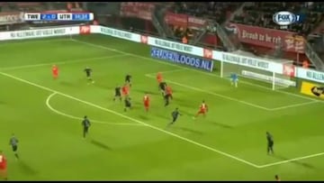 Gutiérrez anota y es figura en importante triunfo del Twente