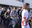 Así fue la presentación de Iturra en el Rayo Vallecano