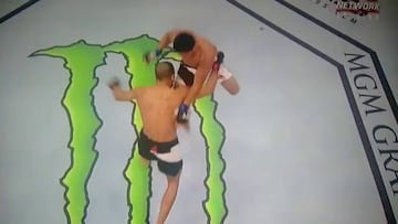 El impresionante KO de Diego ?Pitbull' Rivas en la UFC