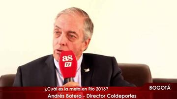 Botero: "Coldeportes est¨¢ trabajando para la paz"