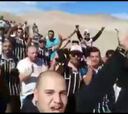 ¡Hinchas de Corinthians celebraron en el desierto!