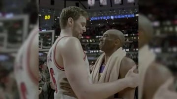 El último abrazo entre dos hermanos: Pau Gasol y Kobe
