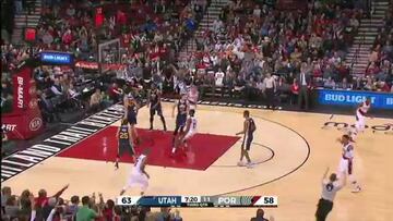 ¿Quién para a estos Blazers?Lillard y McCollum, 61 pts