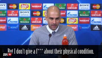 Pep Guardiola swears at journalist in Italian