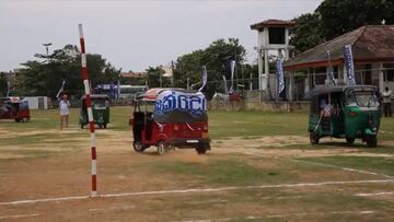Elephants swapped for tuk-tuks at Sri Lanka polo match
