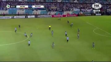 Racing hizo la mejor jugada colectiva en Copa Libertadores