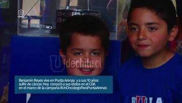 La U recibió a niño con cáncer y apoyó campaña magallánica