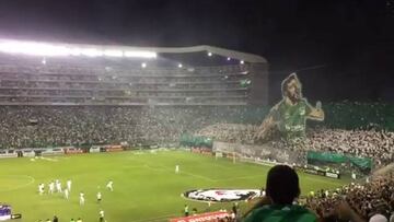 El tifo que le hizo la hinchada a Andrés Pérez, ¡espectacular!