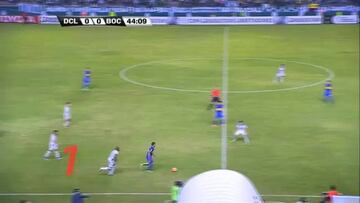 Three nutmegs from Ferando Gago in Libertadores match