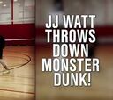 J. J. Watt hace un mate... ¡sólo un mes después de operarse!