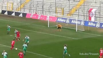 Así fue el primer gol de Vero Boquete en la Bundesliga