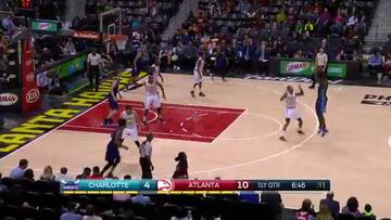 Los Hornets más pobres no son rival para los Hawks