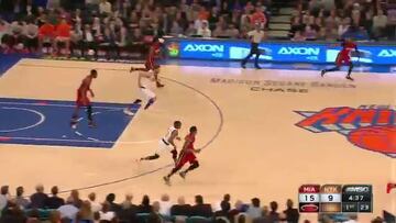 Wade se impone a Carmelo y Miami asalta el Madison