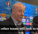 Del Bosque: "The pressure is on us as defending champions"