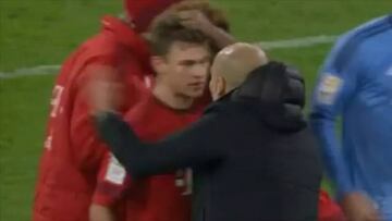 El fuerte reto de Guardiola a Kimmich incluyó un abrazo