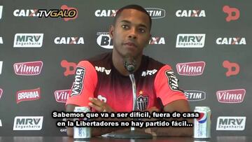 ¿Qué dijo Robinho acerca del partido con Colo Colo?