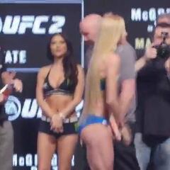 El policía famoso por mirar el trasero de Miesha Tate