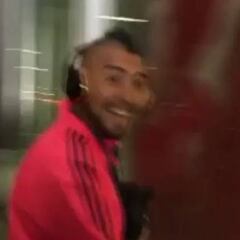 Así fue la llegada de Vidal y el Bayern al duelo con Juventus
