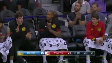 Los Hawks tiran de fondo de armario ante los Nuggets