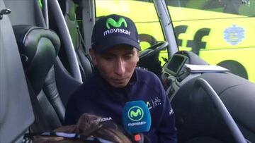 Nairo Quintana: "Esperamos que mañana sea un día mejor"