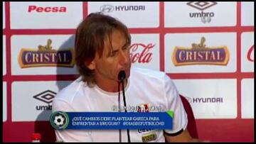 La fuerte discusión de Gareca con un periodista tras empate