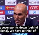 Zidane plays down title aspiration talk