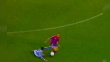 El llamativo control de Ronaldo para dejar rivales en el suelo