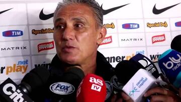 Tite: "Santa Fe fue el partido más difícil que tuvimos en Copa"