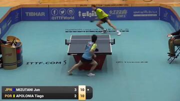 ¿El mejor punto en la historia del tenis de mesa?