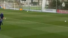 James follows up Eibar free-kick with training-ground pearler