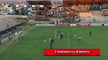 Los 3 golazos de tiro libre en la Copa Libertadores