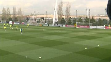 Cristiano misses four out of four shots at goal during training